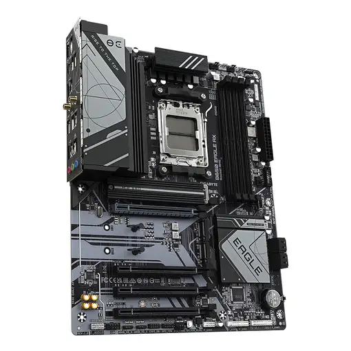 GIGABYTE B650 EAGLE AX Placa base - AMD Ryzen serie 9000, VRM de 12+2+2 fases, has
