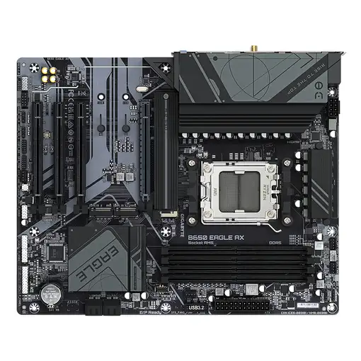 GIGABYTE B650 EAGLE AX Placa base - AMD Ryzen serie 9000, VRM de 12+2+2 fases, has