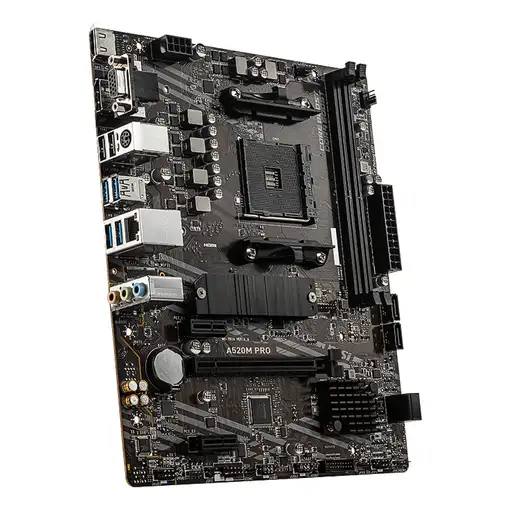 MSI A520M PRO placa base AMD A520 Zócalo AM4 micro ATX