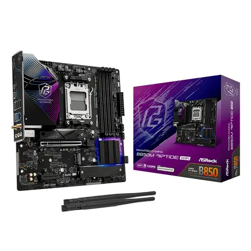 Asrock Phantom Gaming B850M Riptide WiFi AMD B850 Zócalo AM5 micro ATX