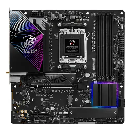Asrock Phantom Gaming B850M Riptide WiFi AMD B850 Zócalo AM5 micro ATX
