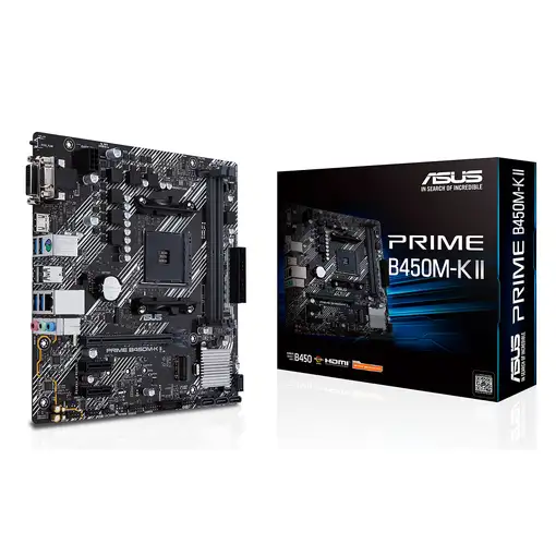 ASUS Prime B450M-K II AMD B450 Zócalo AM4 micro ATX