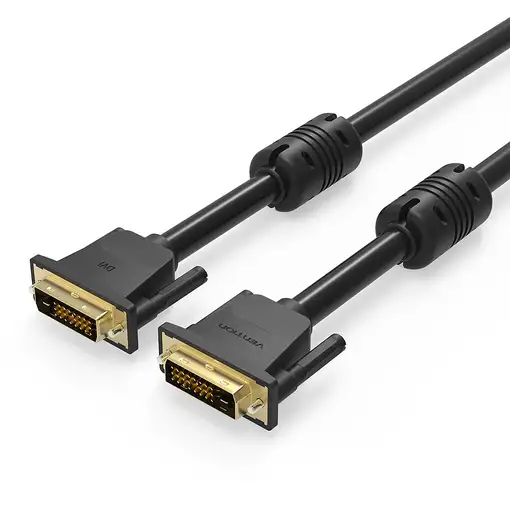Vention Cable DVI EAABG/ DVI-D Macho - DVI-D Macho/ 1.5m/ Negro