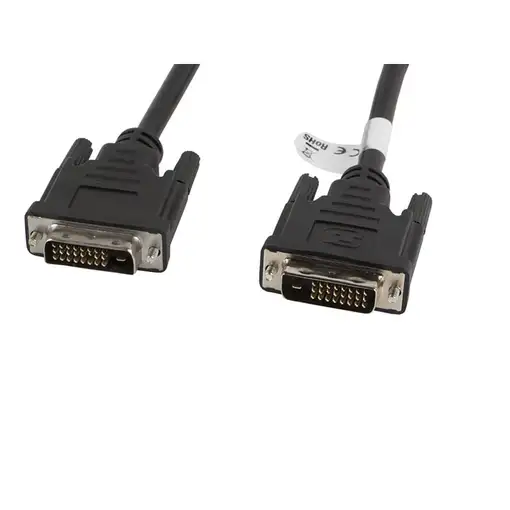 Lanberg CA-DVID-10CC-0018-BK cable DVI 1,8 m DVI-D Negro