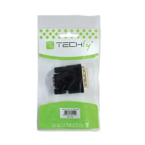 Techly DVI - VGA F/M DVI-I Negro
