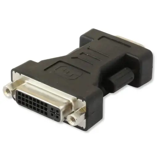 Techly DVI - VGA F/M DVI-I Negro