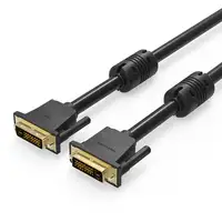 Vention Cable DVI EAABF/ DVI-D Macho - DVI-D Macho/ 1m/ Negro