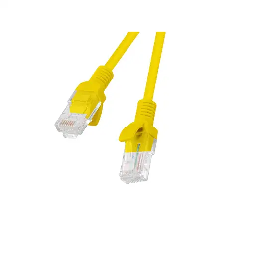 Lanberg PCU6-10CC-0300-Y cable de red Amarillo 3 m Cat6 U/UTP (UTP)