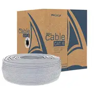Phasak Bobina de Cable de Red Cat.6 UTP Sólido AWG23 CCA 305M - PHR 6302