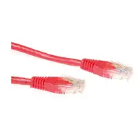 Microconnect B-UTP605R-B cable de red Rojo 5 m Cat6 U/UTP (UTP)