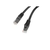 Lanberg PCU6-10CU-0100-BK cable de red Negro 1 m Cat6 U/UTP (UTP)