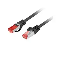 Lanberg PCF6-10CU-0025-BK cable de red Negro 0,25 m Cat6 F/UTP (FTP)