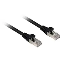 Sharkoon Cat.6a SFTP cable de red Negro 2 m Cat6a S/FTP (S-STP)