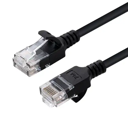 Microconnect V-UTP6A005S-SLIM cable de red Negro 0,5 m Cat6a U/UTP (UTP)