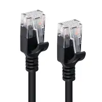 Microconnect V-UTP6A005S-SLIM cable de red Negro 0,5 m Cat6a U/UTP (UTP)