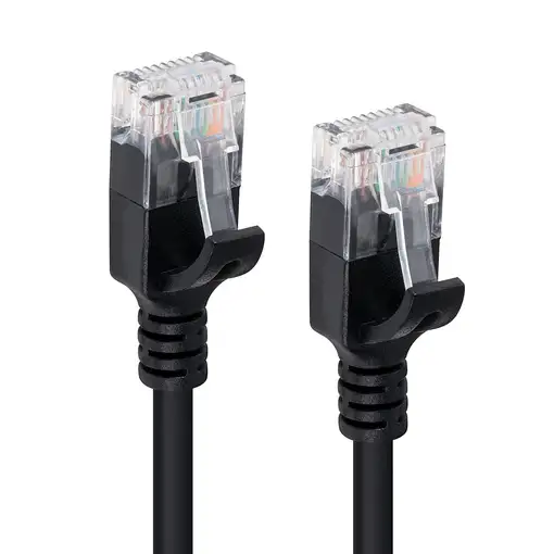 Microconnect V-UTP6A005S-SLIM cable de red Negro 0,5 m Cat6a U/UTP (UTP)