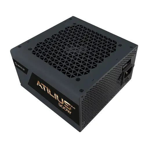 UNYKAch ATX Atilius 2.0 Black 500W 80+ Bronze unidad de fuente de alimentación 20+