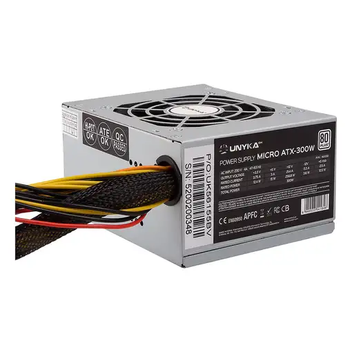 UNYKAch SFX 300W unidad de fuente de alimentación 20+4 pin ATX Plata