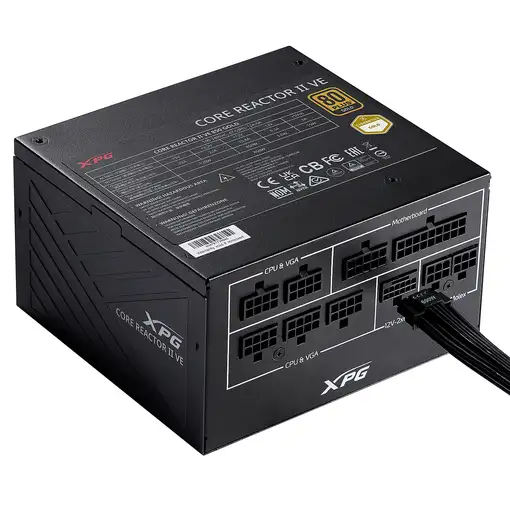 XPG COREREACTOR II VE 750W unidad de fuente de alimentación 24-pin ATX ATX Negro