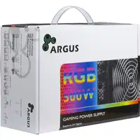 Inter-Tech Argus RGB-500W II unidad de fuente de alimentación 20+4 pin ATX Negro