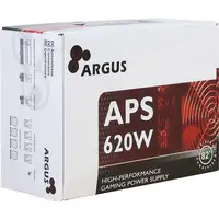 Inter-Tech Argus APS unidad de fuente de alimentación 620 W 20+4 pin ATX ATX Negro