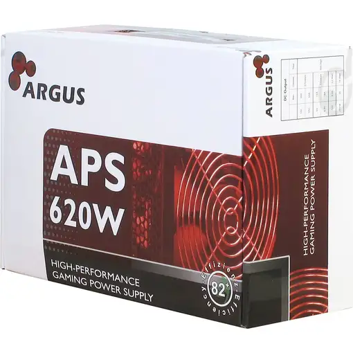 Inter-Tech Argus APS unidad de fuente de alimentación 620 W 20+4 pin ATX ATX Negro