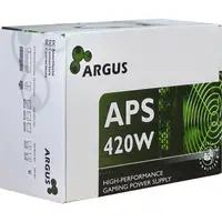 Inter-Tech Argus APS unidad de fuente de alimentación 420 W 20+4 pin ATX ATX Negro