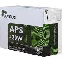 Inter-Tech Argus APS unidad de fuente de alimentación 420 W 20+4 pin ATX ATX Negro