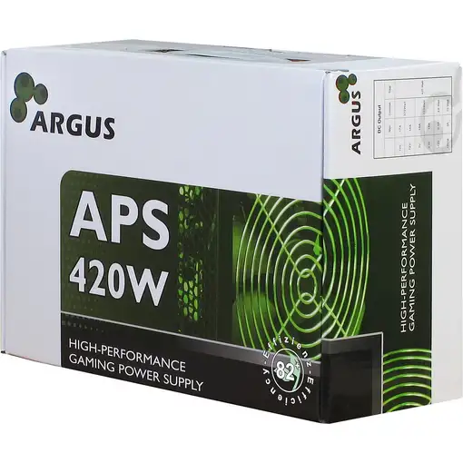 Inter-Tech Argus APS unidad de fuente de alimentación 420 W 20+4 pin ATX ATX Negro