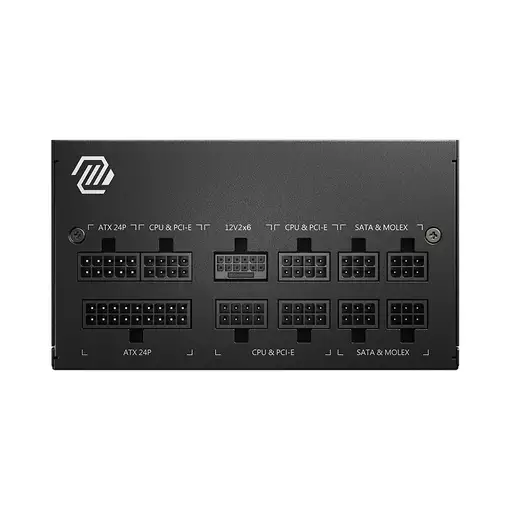 MSI MAG A750GL PCIE5 unidad de fuente de alimentación 750 W 20+4 pin ATX ATX Negro