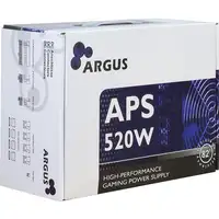 Inter-Tech Argus APS unidad de fuente de alimentación 520 W 20+4 pin ATX ATX Negro