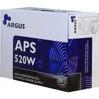 Inter-Tech Argus APS unidad de fuente de alimentación 520 W 20+4 pin ATX ATX Negro