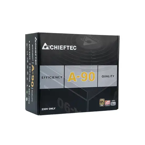 Chieftec GDP-750C unidad de fuente de alimentación 750 W 20+4 pin ATX PS/2 Negro