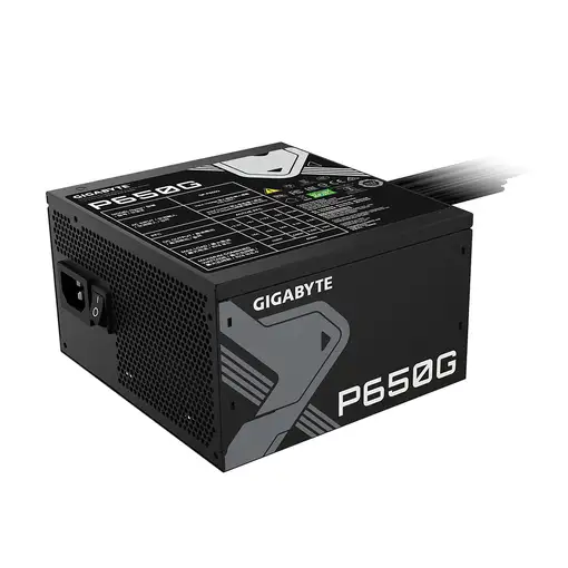 GIGABYTE GP-P650G unidad de fuente de alimentación 650 W 20+4 pin ATX ATX Negro