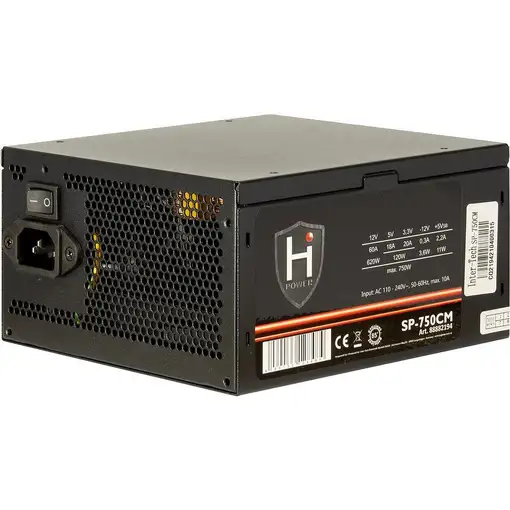 Inter-Tech HiPower SP-750CM unidad de fuente de alimentación 750 W 20+4 pin ATX AT
