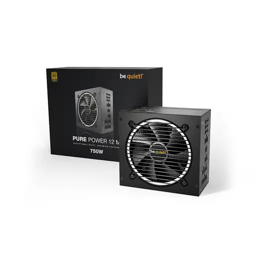 be quiet! Pure Power 12 M unidad de fuente de alimentación 750 W 20+4 pin ATX ATX