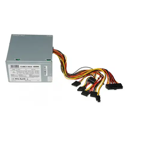 iBox CUBE II unidad de fuente de alimentación 400 W 20+4 pin ATX ATX Plata