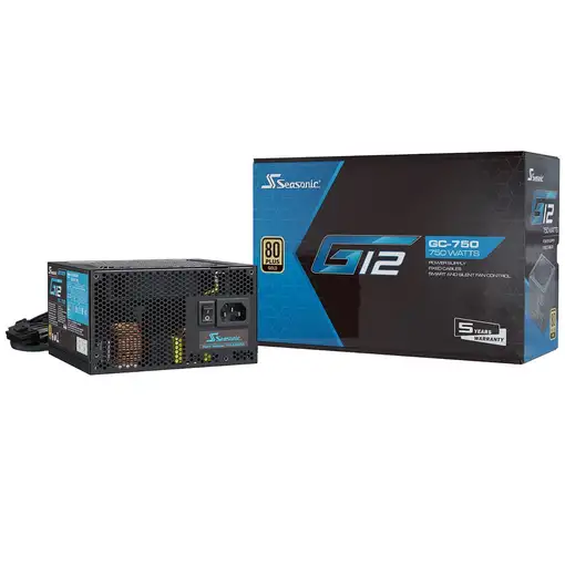 Seasonic G12 GC unidad de fuente de alimentación 750 W 20+4 pin ATX ATX Negro