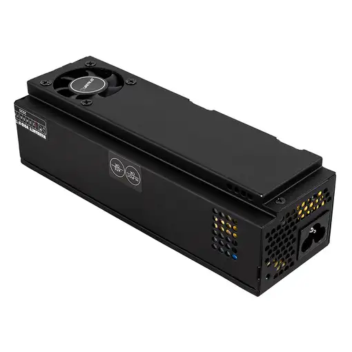UNYKAch ITX 150 unidad de fuente de alimentación 150 W 20+4 pin ATX Flex ATX Negro