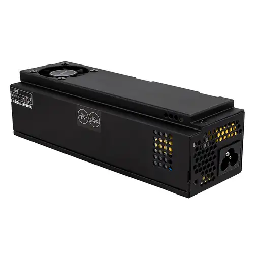 UNYKAch ITX 150 unidad de fuente de alimentación 150 W 20+4 pin ATX Flex ATX Negro