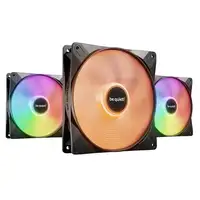 be quiet! LIGHT WINGS LX 140mm PWM High Speed 3-Pack Black Carcasa del ordenador V