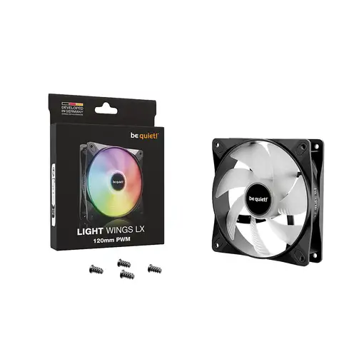 be quiet! LIGHT WINGS LX 120mm PWM Carcasa del ordenador Ventilador 12 cm Negro 1