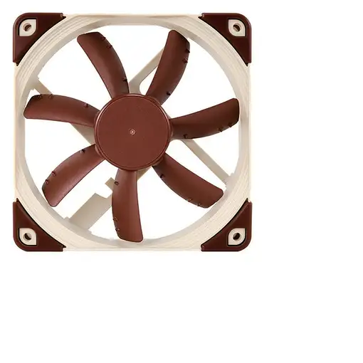 Noctua NF-S12A FLX Carcasa del ordenador Ventilador 12 cm Beige, Marrón