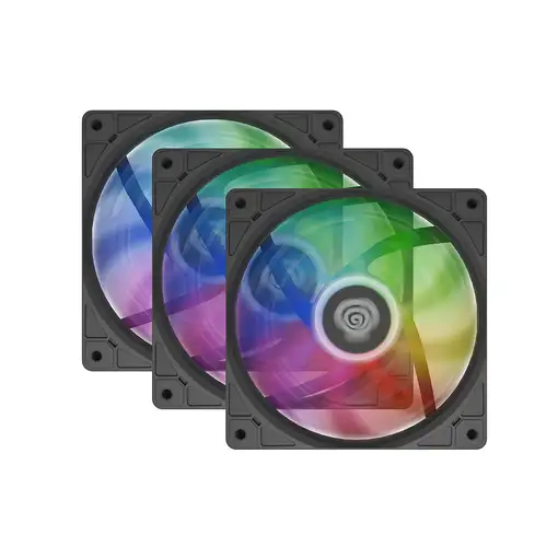 GENESIS Oxal 120 ARGB Carcasa del ordenador Ventilador 12 cm Negro