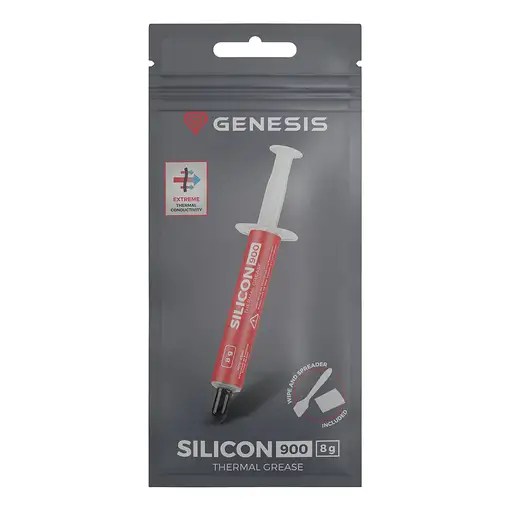 GENESIS Silicon 900 compuesto disipador de calor Pasta térmica 12,8 W/m·K 8 g