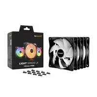 be quiet! LIGHT WINGS LX 120mm PWM 3-Pack Black Carcasa del ordenador Ventilador 1