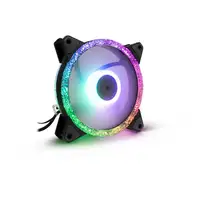 Inter-Tech RS-071 RGB Carcasa del ordenador Ventilador 12 cm Negro, Blanco