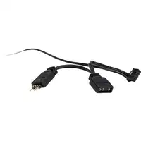Inter-Tech RS-071 RGB Carcasa del ordenador Ventilador 12 cm Negro, Blanco