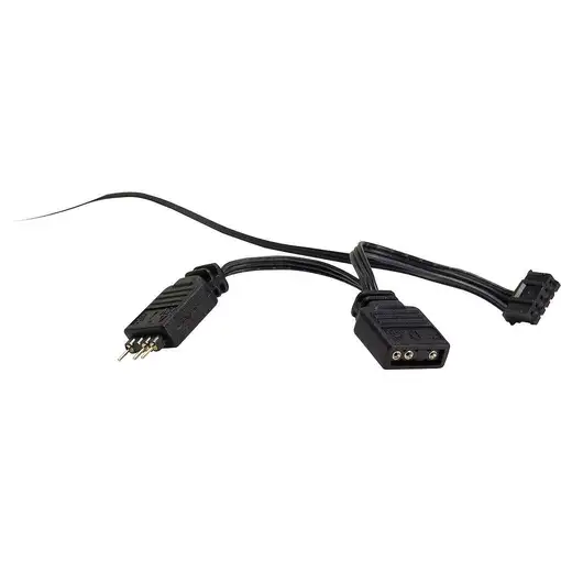 Inter-Tech RS-071 RGB Carcasa del ordenador Ventilador 12 cm Negro, Blanco