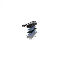 ICY BOX IB-M2HSF-703 Unidad de estado sólido Disipador térmico/Radiador 2 cm Negro